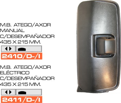 Espejo Mercedes Benz Atego - Axor