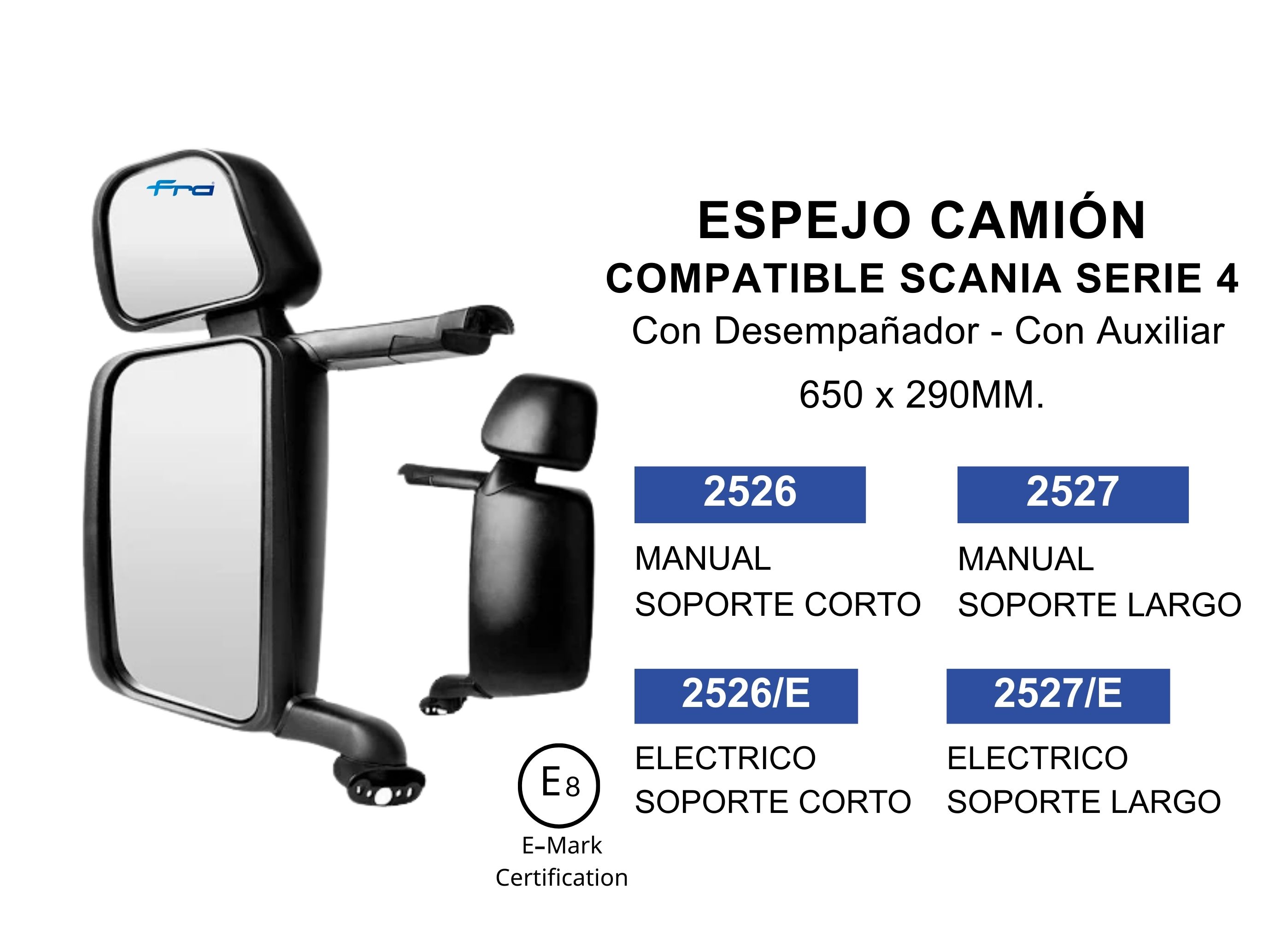 Espejo Scania Serie 4 2007