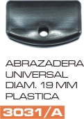 Abrazadera Universal para Camion - Autobus, plastica negro o 19 mm – código FRA 3031/A