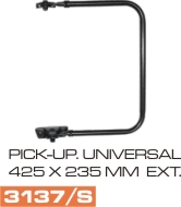 Soporte Espejo Universal para Camion - Autobus, extensible negro 425 x 235 mm – código FRA 3137/S