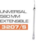 Soporte Espejo Universal para Camion - Autobus Pickup, extensible gris 580 mm – código FRA 3207/S