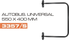 Soporte Espejo Universal para Camion - Autobus, negro 550 x 400 mm – código FRA 3357/S