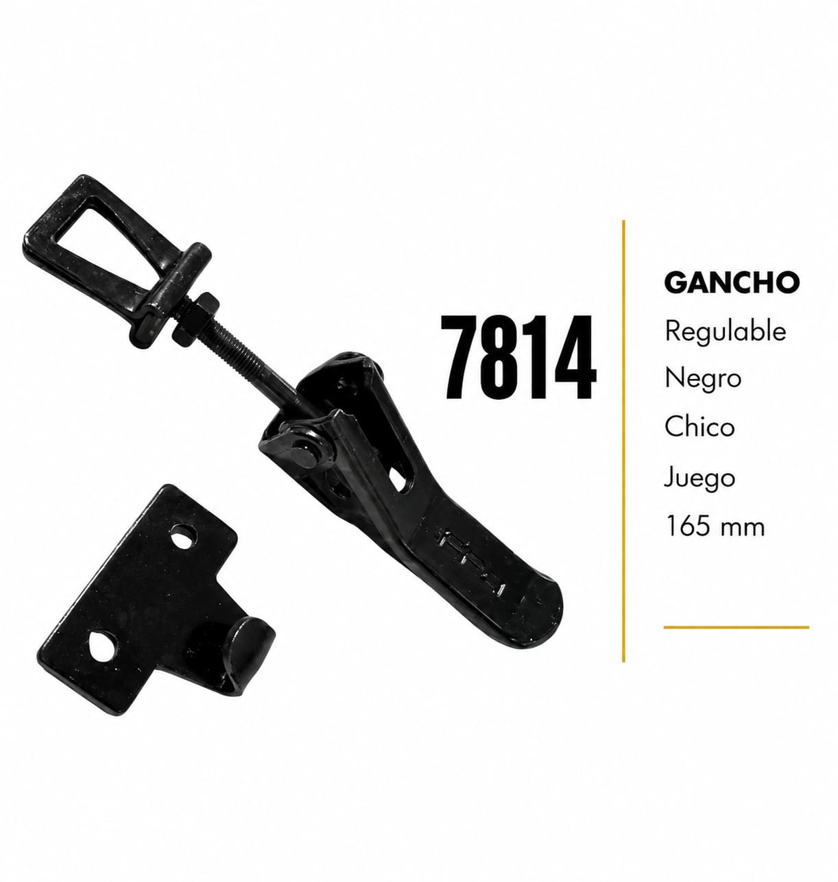 Gancho Universal Regulable Negro Chico